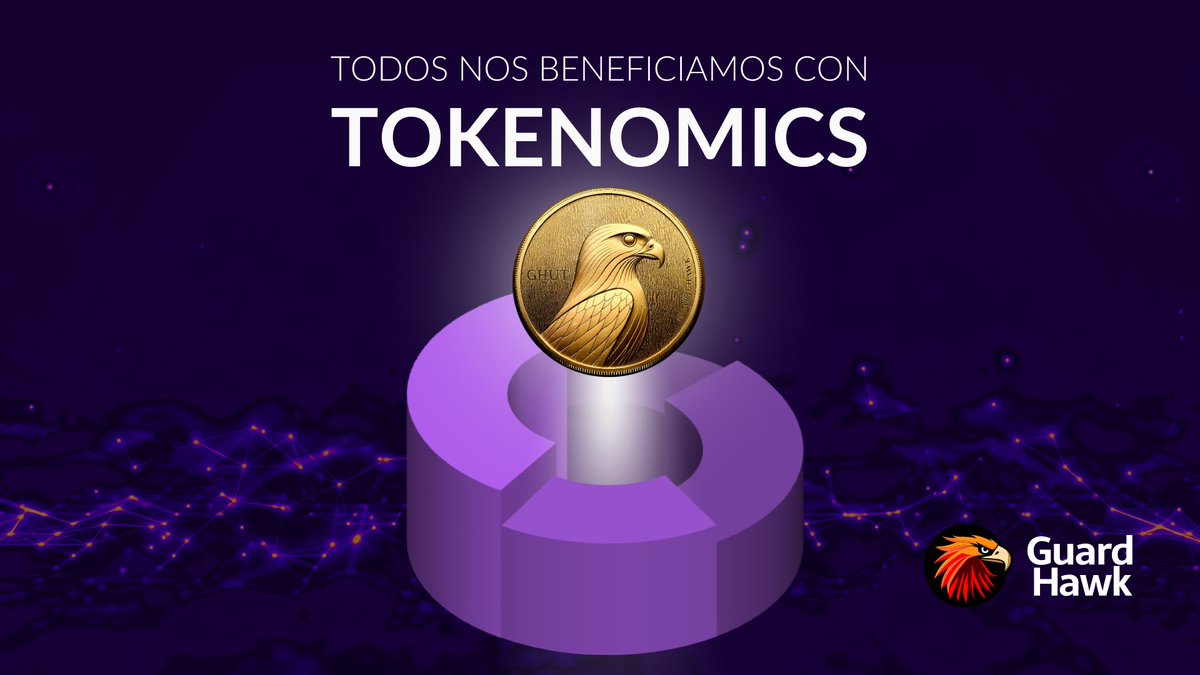 TheGuardHawk's tweet photo. Toda la comunidad que participe en nuestro Data Consent System se verá beneficiada en cada transacción, gracias al modelo #tokenómico diseñado para el sistema. #tokenomics #GHUT https://t.co/ghMUY25hB0