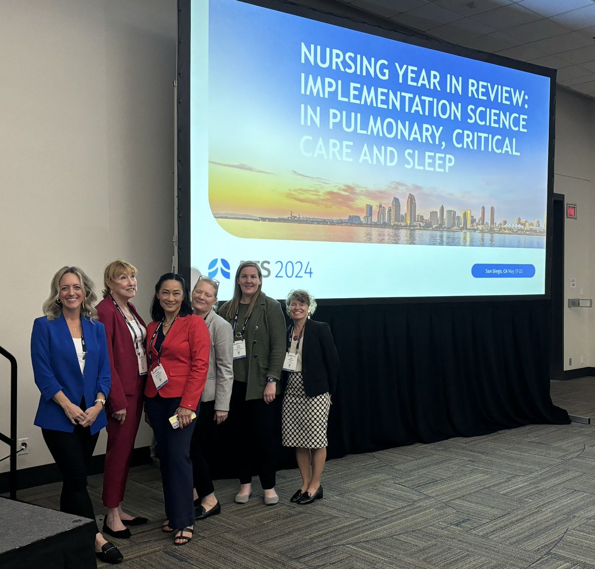@atscommunity Nursing Year in Review is getting started - excited to hear these experts discuss #implementationscience. @ATSNursing