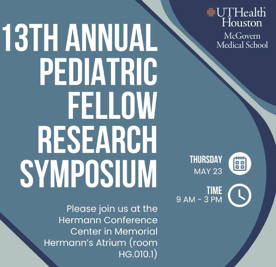 Check out this packed @McGovernPeds Pediatric Fellow Research Symposium agenda!