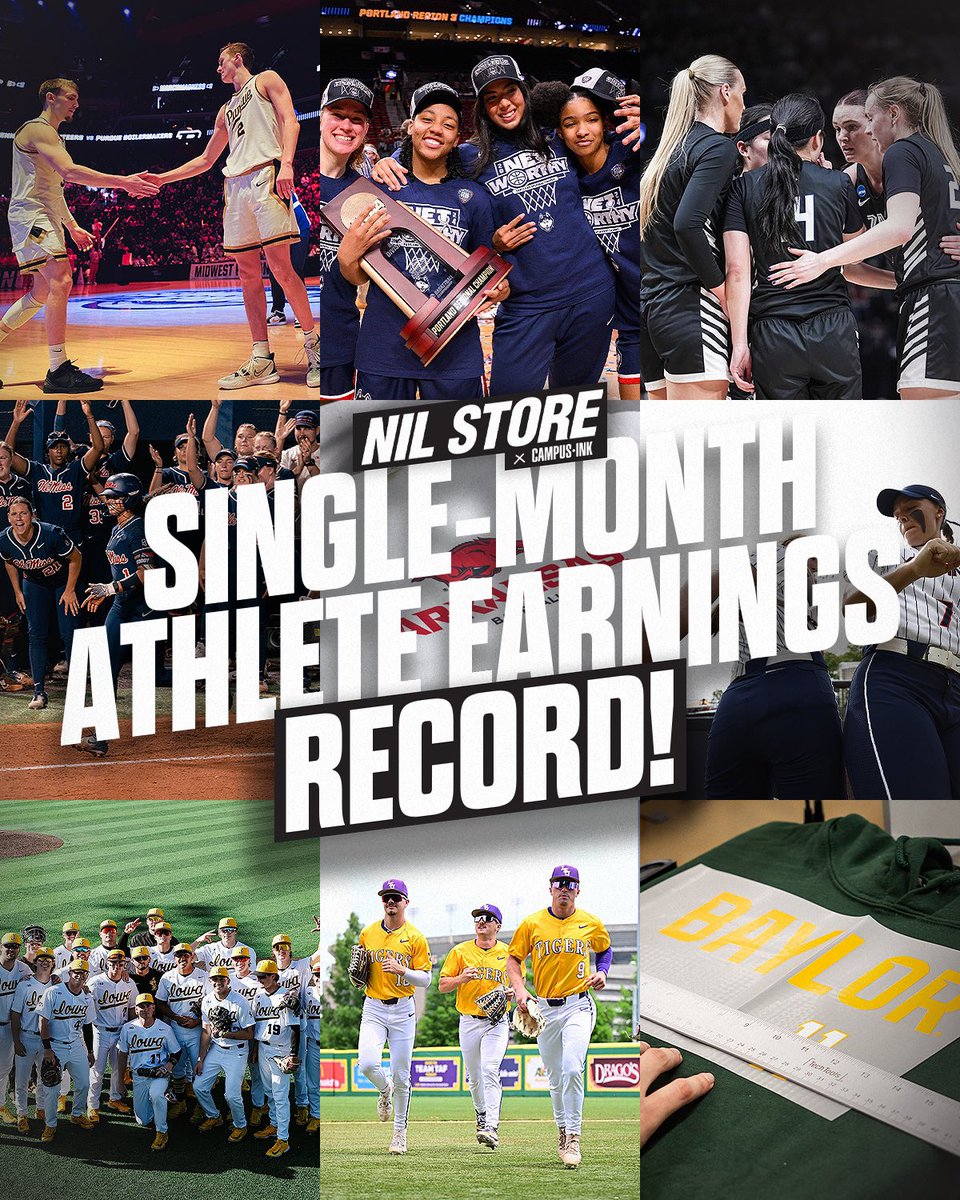 We couldn’t do any of this without YOU! Thank you for all the support and for supporting your favorite athletes! NIL.Store