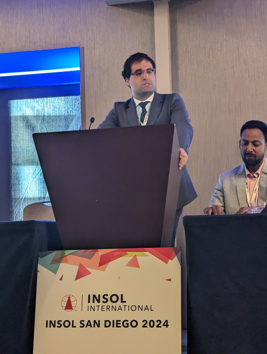 The second poster presenter <a href="/ERA_Insol/">INSOL ERA</a>, Diogo Pessoa of Universidade Catolica Portugesa, provides an analysis of the challenges associated with harmonising the definition of insolvency subsequent to the most recent EU law within this area. #INSOLSanDiego2024