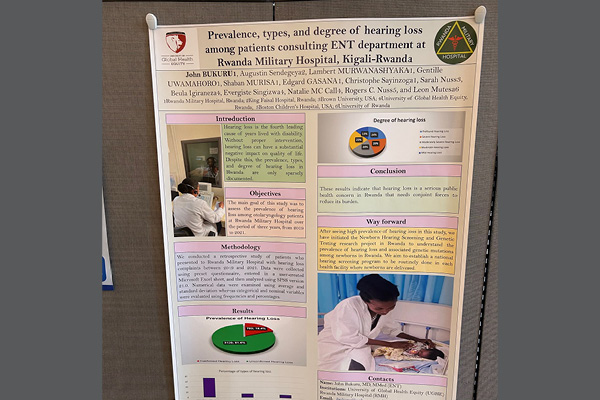 Scientific poster session by John Bukuru, MMed, Olayinka Suleiman, MBBS, and Chan Po Ling Catherine, MBChB. @DukeGHI @dukenus #HealthierConnections2024