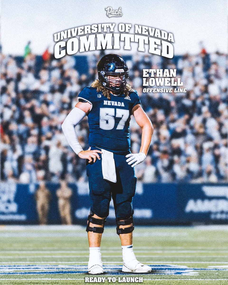 100% committed to The University of Nevada. Let’s Launch 🚀 @CoachArmy @CoachChoateFB @NevadaFootball