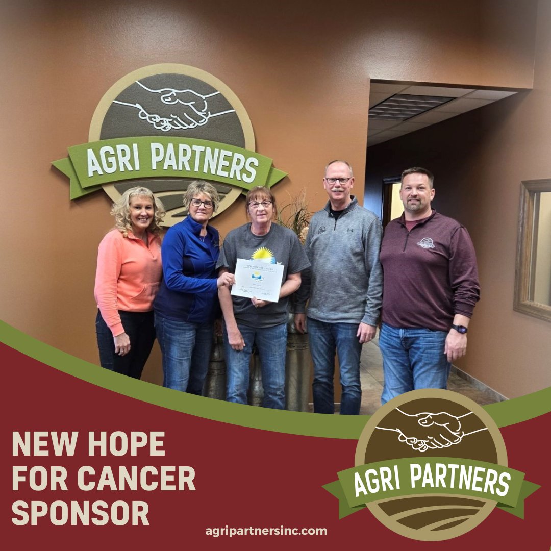 AgriPartnersInc's tweet photo. 𝐍𝐞𝐰 𝐇𝐨𝐩𝐞 𝐟𝐨𝐫 𝐂𝐚𝐧𝐜𝐞𝐫 𝐒𝐩𝐨𝐧𝐬𝐨𝐫!  ❤️
_________________________________________

Agri Partners is proud to be a long-time New Hope for Cancer Sponsor.  So many are affected by cancer, and we are proud to support a group that helps cancer patients of Deuel County https://t.co/RiGsvxKnQh