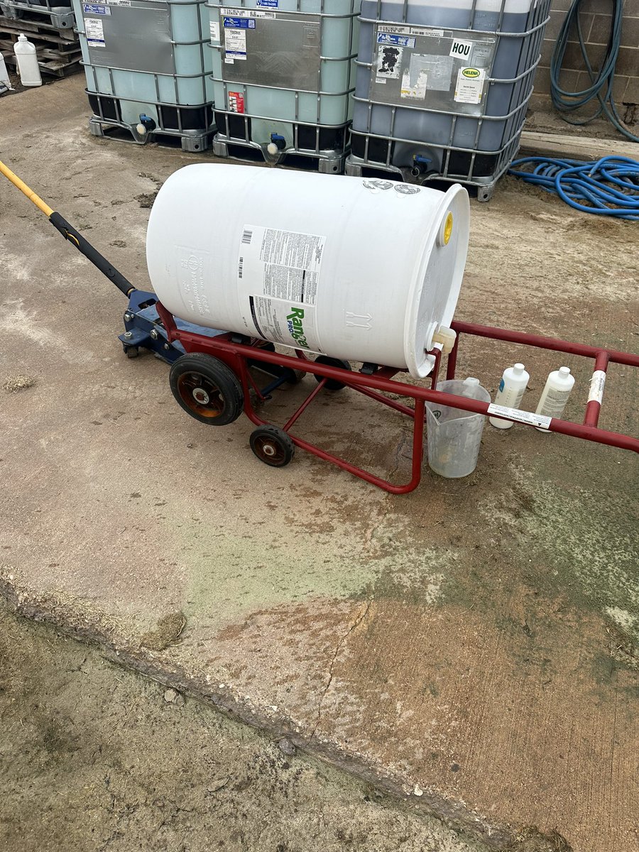 Well the time has come. Round up, fusillade, ammonium nitrate on the books for the Bermuda. Follow along as we convert to platinum paspalum. Will be posting throughout the project.