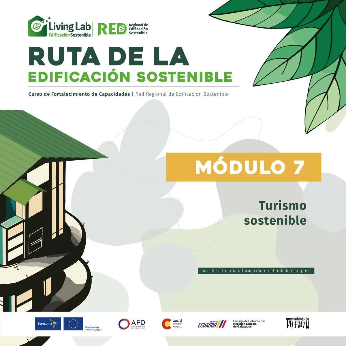 #AT #LivingLab #Galápagos | 🏨 La industria hotelera es un sector importante al hablar de #CambioClimático y #EdificaciónSostenible 💚

✈️Conoce cómo generar turismo sostenible en la comunidad local🙌

👉 Descubre más de este módulo en nuestro repositorio: bit.ly/3QPBsdx