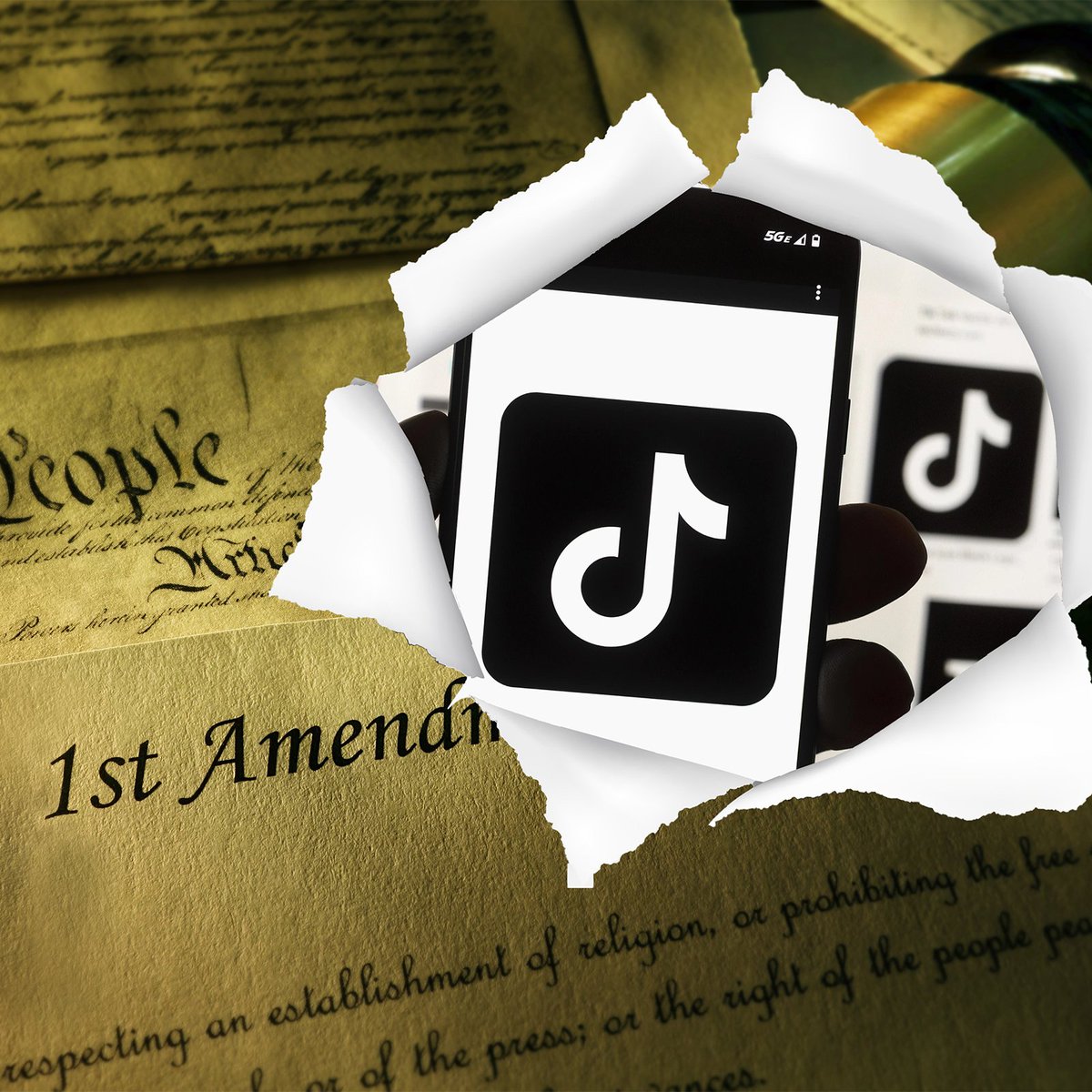 GuardTheFirst's tweet image. TikTok/ByteDance suit against the US states the law bypasses the First Amendment (AP: bit.ly/4asCliP ). TikTok plays oblivious to how much the platform is used to harass. It’s folly to allow criminals to use the First Amendment to destroy its very spirit.