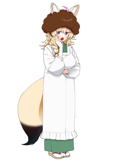 ぽるかーちゃんのファンアートですお納めくださいすっぴん差分は返信欄に↓#絵まる 