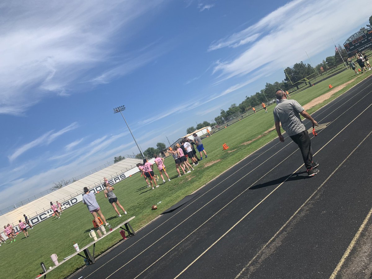 coachsundy's tweet photo. Time for some powderpuff football. #BoomerPride @WPSBoomers https://t.co/OPyrG9Lb8v