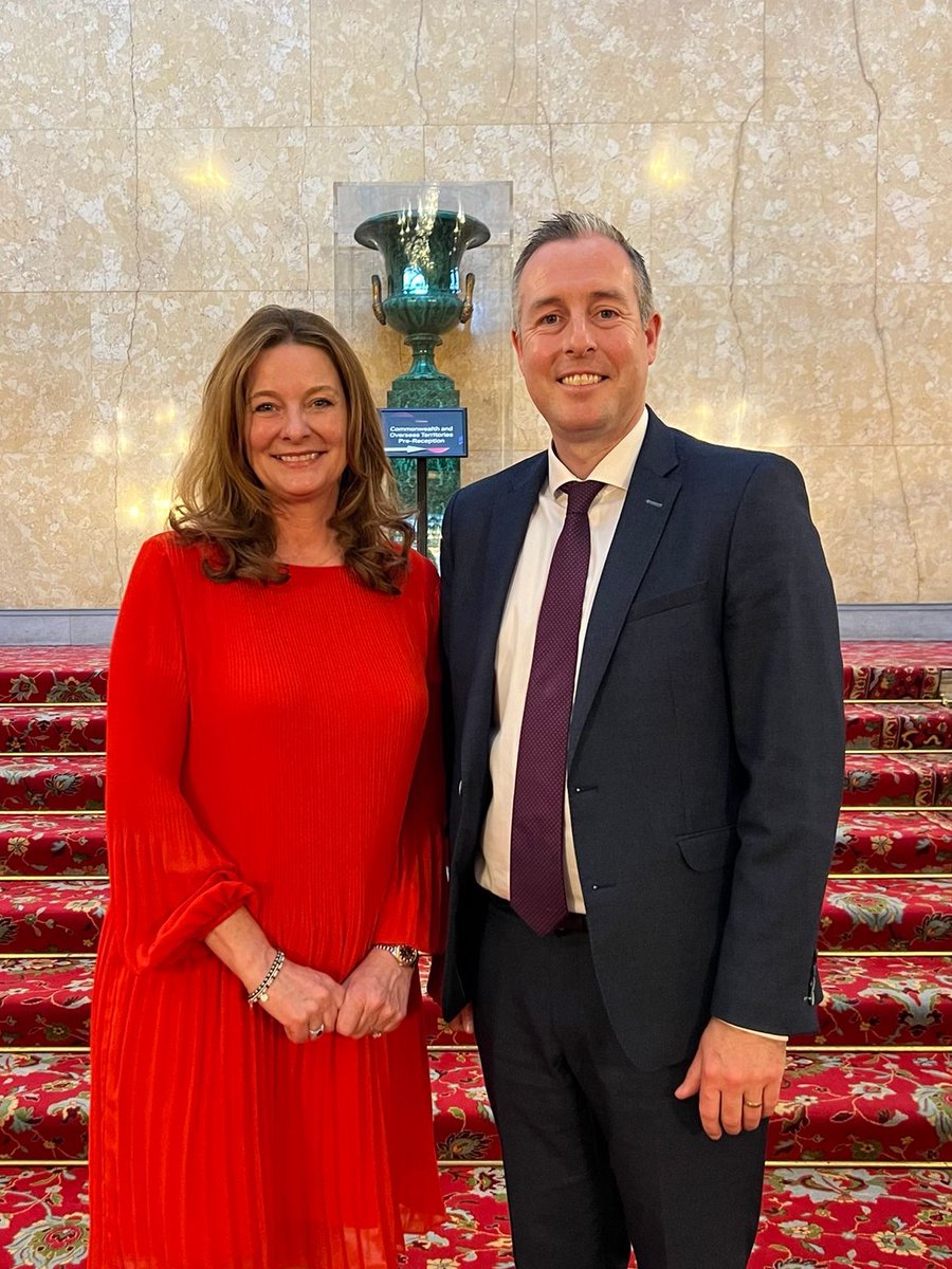 Education Minister @paulgivan has met Secretary of State for Education @GillianKeegan today at Lancaster House, London.