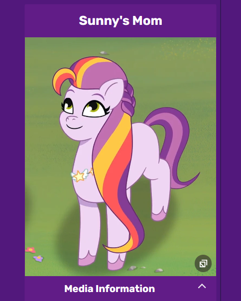 theacekace's tweet photo. So Sunny's mom doesn't have a name yet? I'm gonna call her Summer Starscout, after Summer Rose :')

#mylittlepony #rwby https://t.co/xUFjk6KqRP