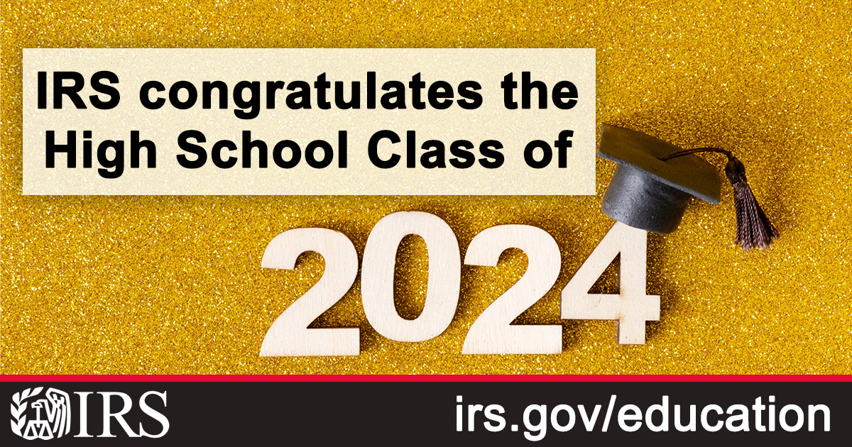 Congratulations HS #ClassOf2024! If you’re headed to college, check out some #IRS tips that can help you or your parents claim a tax benefit: irs.gov/education