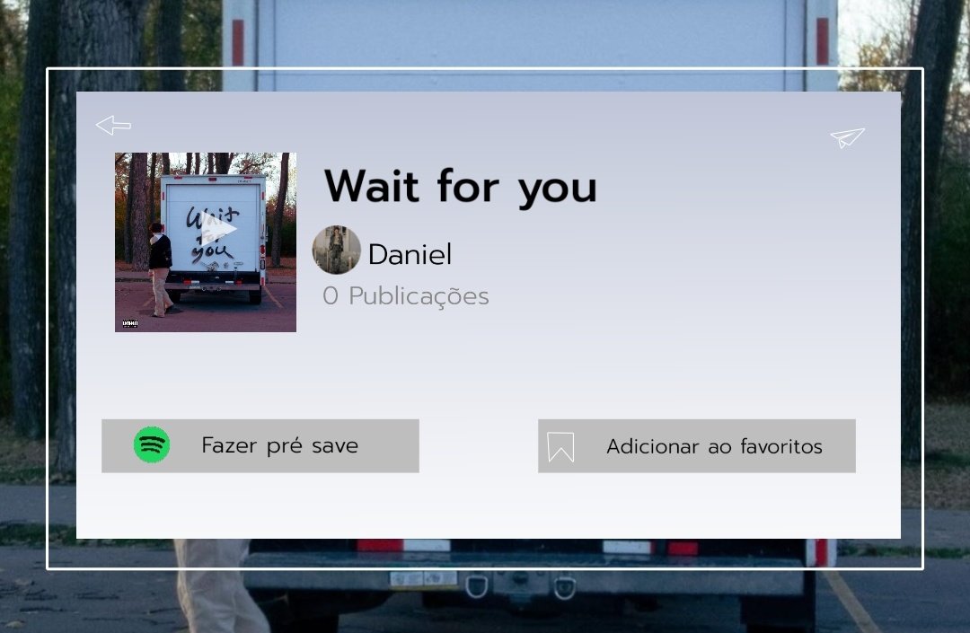 O audio de "Wait for you" já está disponível no TikTok! 📽