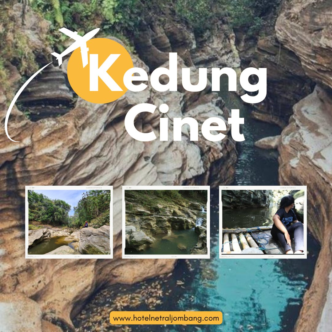 netralhotel's tweet photo. Kedung Cinet adalah sungai dengan aliran air yang jernih, dan di sepanjang tepian sungainya terdapat bebatuan kapur yang mempesona 

#wisatajombang #wisata #hotelnetral #hotelsyariahjombang #hotelmurahjombang #hoteldijombang #kedungcinet #grandcanyon https://t.co/JURNhAUlNd