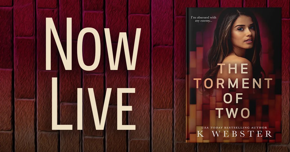 The Torment of Two, the fifth in the Shameful Secrets series by K Webster is out now! #OneClick: geni.us/ttotevents #EnemiestoLovers #GrumpySunshine #College #HistoricalPreservationNerds #SecretRomance #HiddenRoomsandTreasureHunts @Chaotic_Creativ
