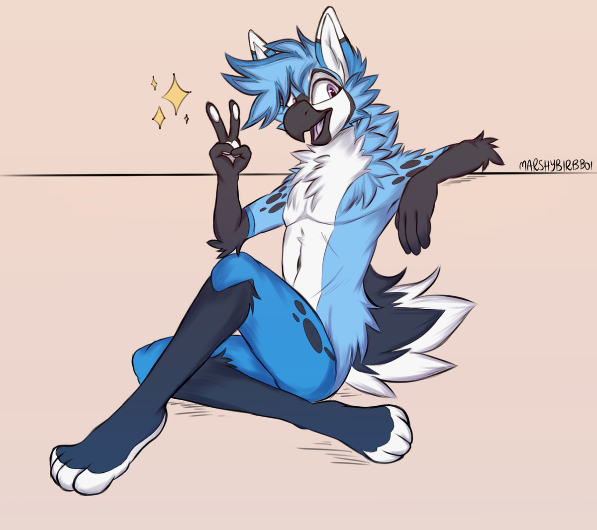 Marshy_Birb_Boi's tweet photo. peace! for @BlueTheBerry_ ! thank you! 💙 https://t.co/zVVtEUmJxz