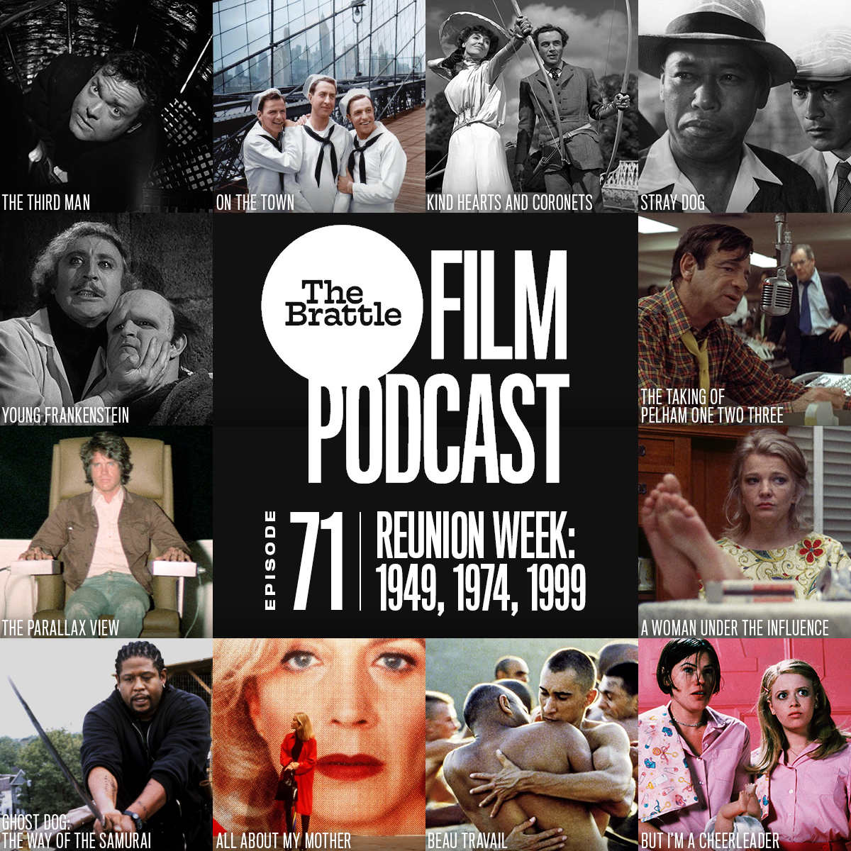 We kick off Season 5 of The Brattle Film Podcast by highlighting films celebrating 25th, 50th & 75th anniversaries. While our focus is mainly on the titles in our Reunion Week series, we'll also touch on many others in this wide-ranging discussion. Listen: brattlefilm.org/2024/05/20/pod…