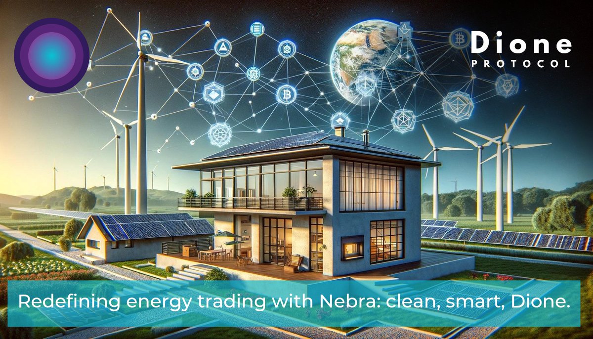 With #Nebra, 
$Dione is redefining energy trading: clean, smart, and efficient. 

Join Diones community and shape the future of energy. ⚡🌍

DioneProtocol.com 

 #SmartEnergy #GreenInnovation