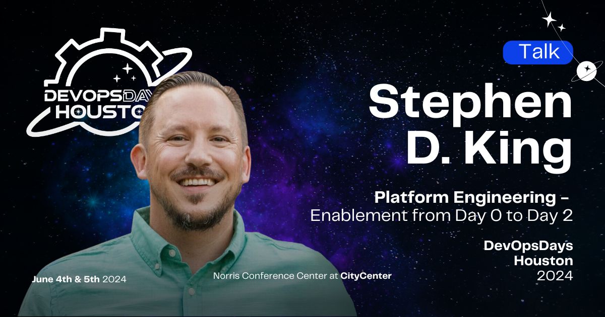 DevOpsDaysHTown's tweet image. Meet Stephen, a technologist with 25+ years of experience driving strategic business initiatives. He excels in digital transformation, cloud migrations, and modernizing legacy apps with a security-first approach. #TechLeadership #CloudComputing #DevOpsDays