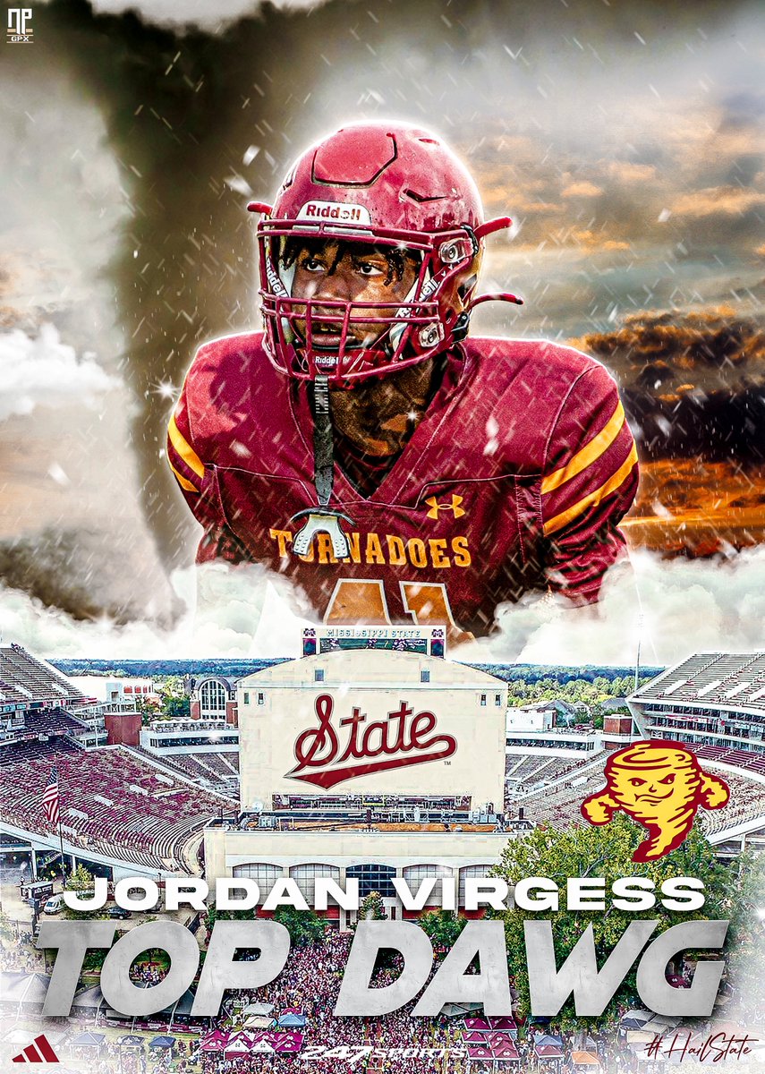 Class of 2026 athlete, Jordan Virgess (@4xxjordan) out of Laurel High School (Laurel, MS) is expected to be at Top Dog Camp at Mississippi State on May 30!🌪️

Read more about the prospects making their way to Starkvegas later this month: 

247sports.com/college/missis…