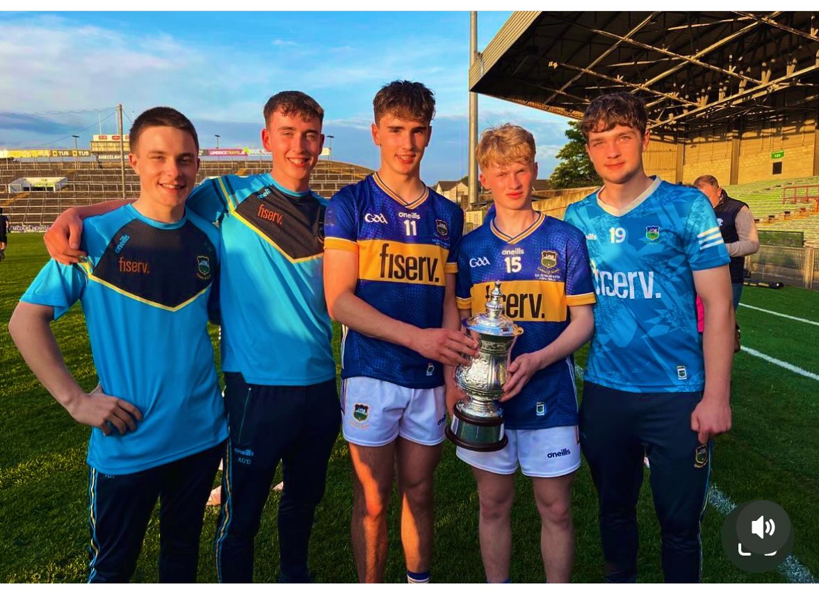 Huge congratulations to @TipperaryGAA #Minor hurlers tonight and most especially Cillian, Euan, Leelan and Kyle. You’ve done yourselves very proud this evening! This must be nearly as good as the #YardLeague?!! @DurlasOgGAA @thurlessars @MidTipp @MidTipp_Coiste @cbsthurles