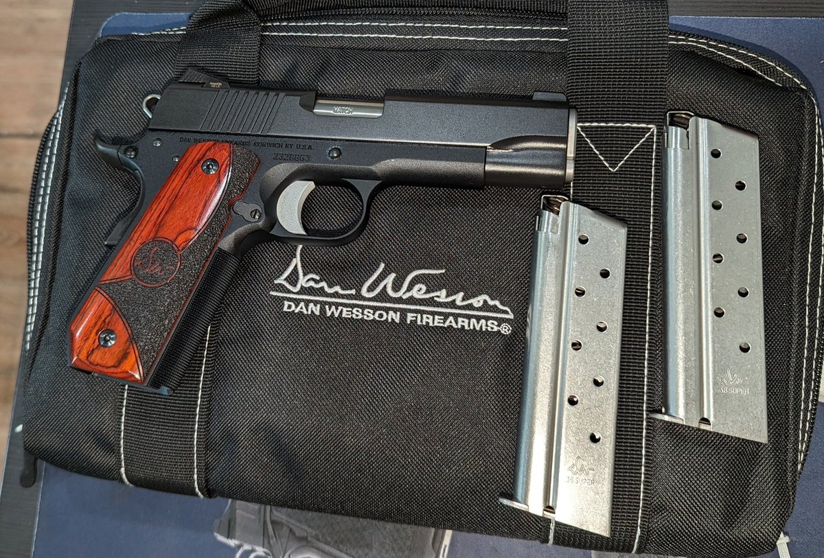 ArmorUpSafety's tweet image. New arrival, Dan Wesson Guardian 38 super. It’s so beautiful 
#danwesson
#danwessonguardian
#38super
#armorupsafety