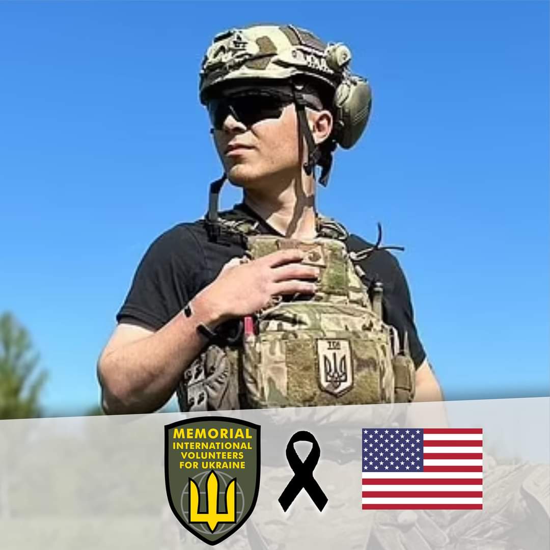 Our Beloved US American Brother Ethan Hertweck, who had been serving in Ukraine as a Volunteer succumbed on the Battlefield.  Honor, Glory and Gratitude To Our Brother. 2023!