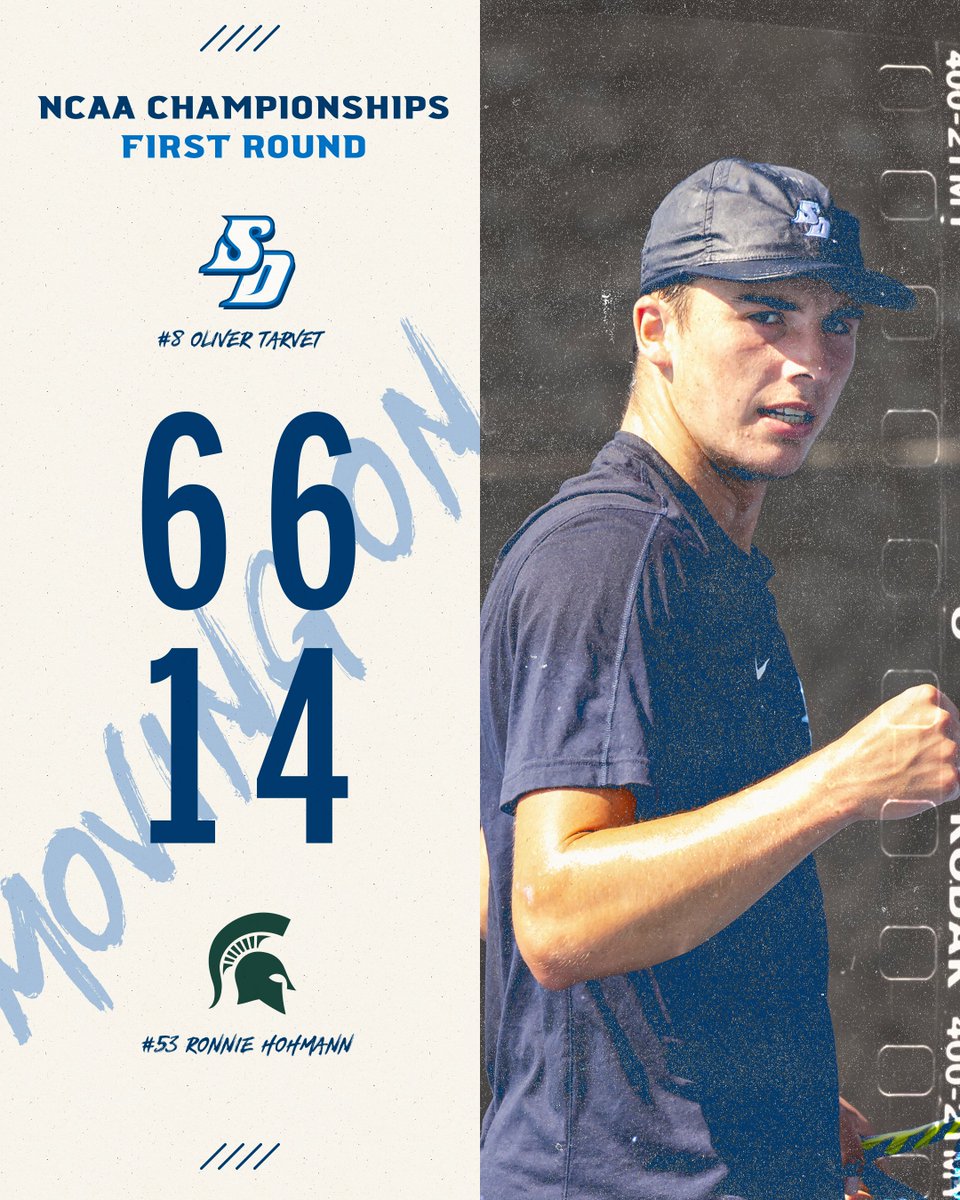 Too tough 😤

Oliver Tarvet rolls into the round of 32 at the NCAA Singles Championship with a straight set win!

Next up - No. 22 Colton Smith (Arizona)

#GoToreros