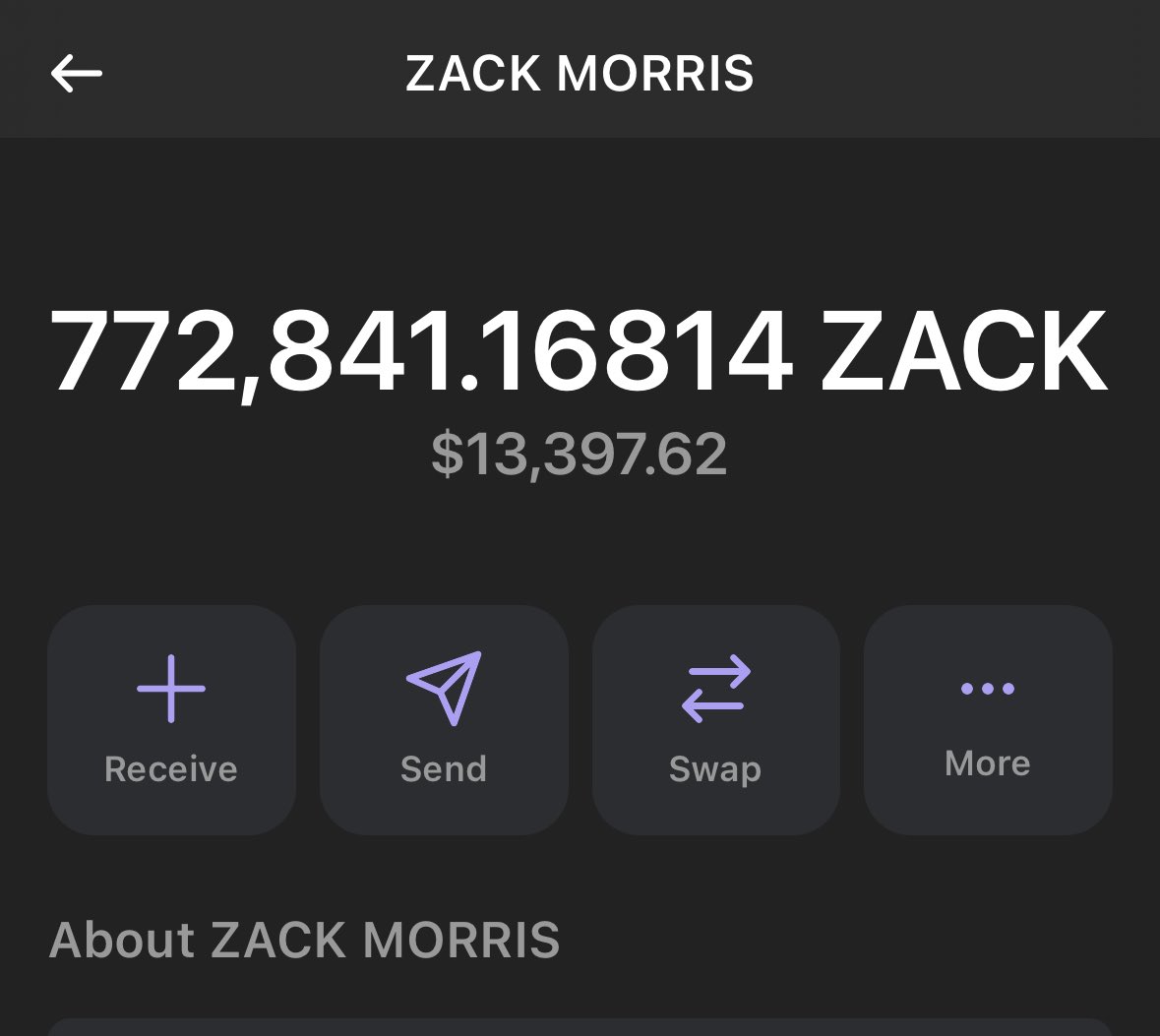 HungryKitty16's tweet photo. to the moon $ZACK https://t.co/H8H5VXu7av https://t.co/z3e6LP5ykH