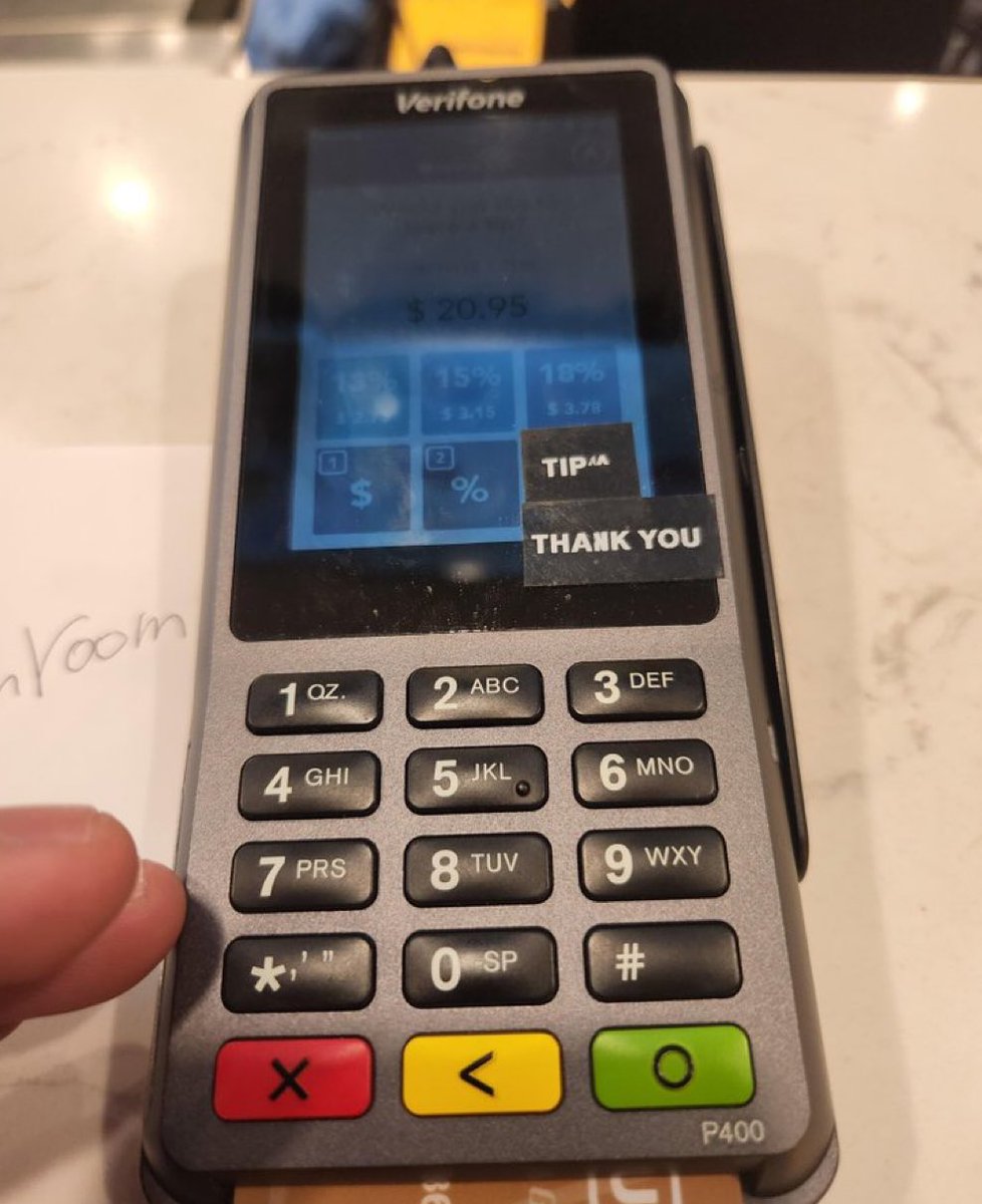 #REPORT: A restaurant in Burnaby, Canada took the “No tip” option of their debit machine.