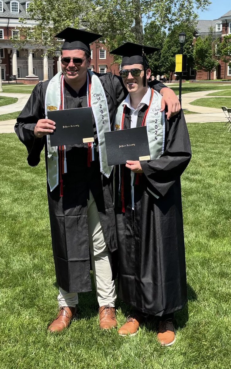 Yesterday, 3 amazing players put on the cap and gown and are now @DePauwU graduates. They have made a lasting impression on @DePauw_MBB and @DePauwAthletics and I am forever grateful for their contributions. @ryanjacobson329, @GGohmann, and @gniego15 - you will be missed!!