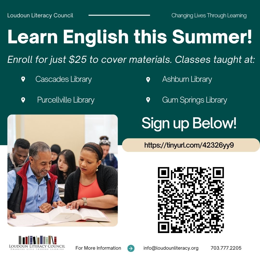 Summer is right around the corner! This is the perfect time for you, a family member, a neighbor or coworker to improve their English skills or become fluent.

For just $25 (to cover class materials), choose from Beginner, Intermediate or Advanced classes:
crm.bloomerang.co/HostedDonation…