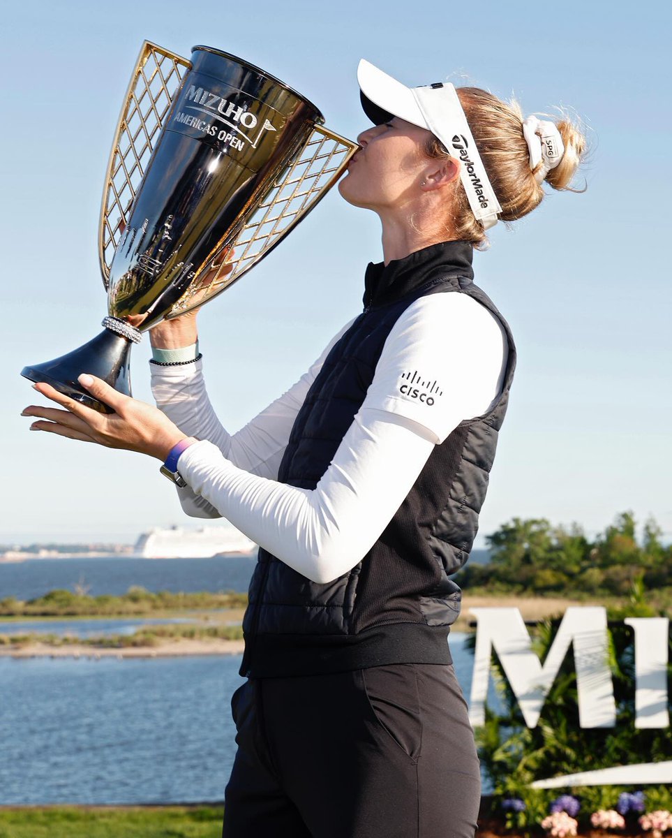 With her Mizuho Americas Open win, @NellyKorda becomes the fastest player to win six times in an @LPGA season since 1980 ⛳️