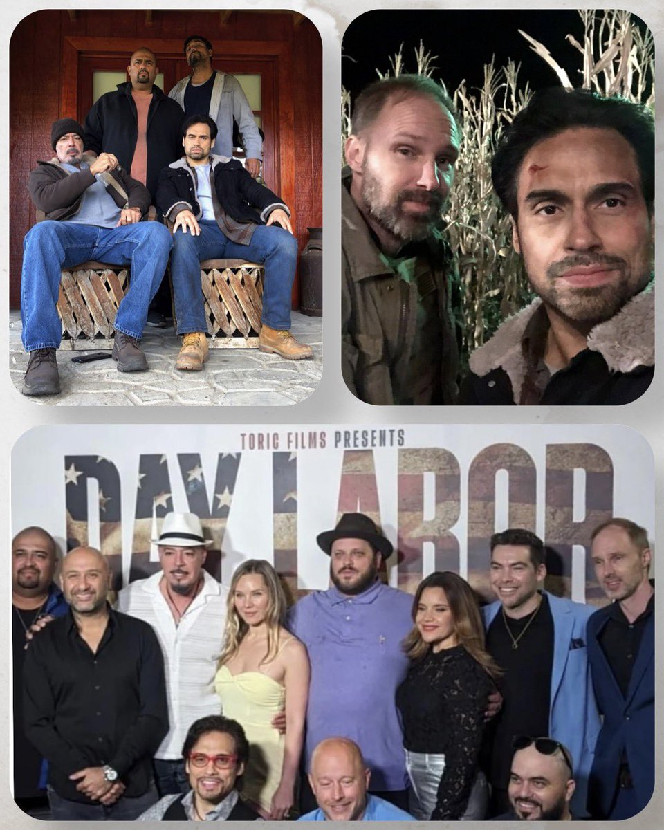 chatboxwithsam's tweet photo. 🎙️🖤🎙️Join the live Stream on Sunday May 26th at 3:30 pm.
Ask questions via the virtual live chat with a few cast members, of the new film #DAYLABOR @DannyArroyo @imcorinnemec @GaryCairnsII @MrRSanchez #Toddjenkins #DavidFernandez
Writer #SeanCrayne
Cc @amyejohnston https://t.co/81x31KvfWr