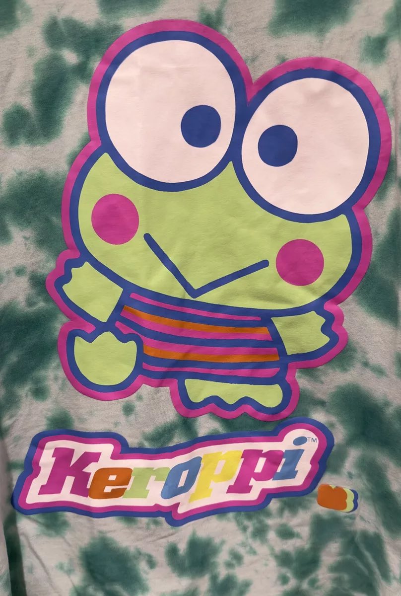 tie dye keroppi shirt 💫