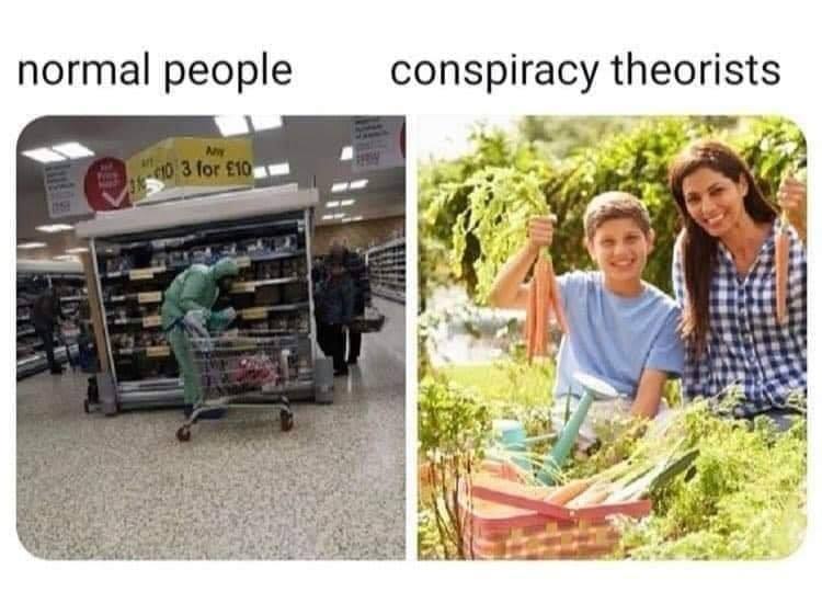 I'm proud to be numbered with the conspiracy theorists.