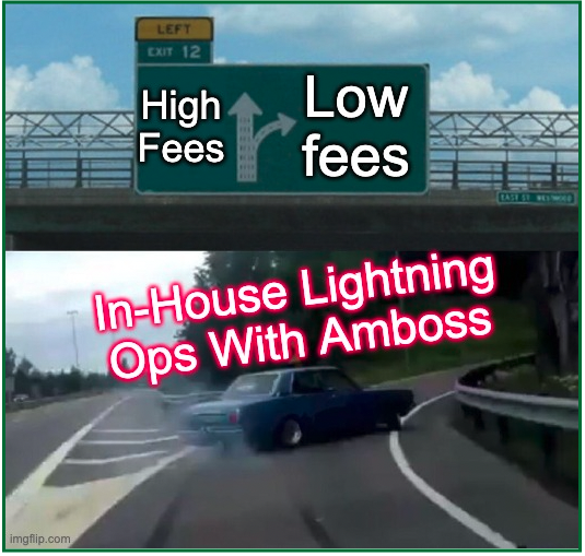 Bitcoin is the Uber app of finance. Anyone can mine or make payments and store value. Amboss is like the Waze app, helping Bitcoin’s #LightningNetwork users save time and money. How Amboss helps B2B use P2P onchain: amboss.tech/lnops