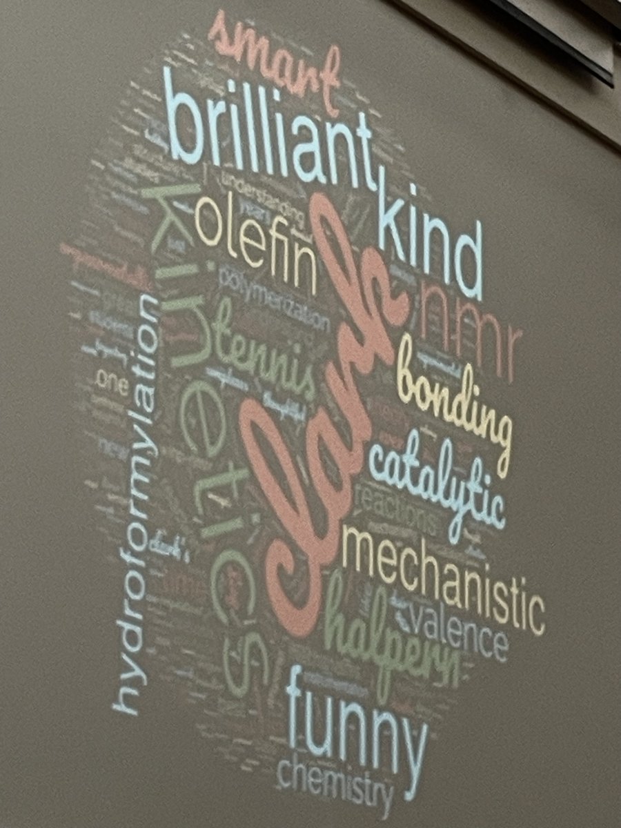 We're celebrating Chair Clark Landis today! Professor Landis delivered his retirement seminar and we learned a lifetime of work cannot be summed up in just one hour.  Congratulations on your retirement, Professor Landis!