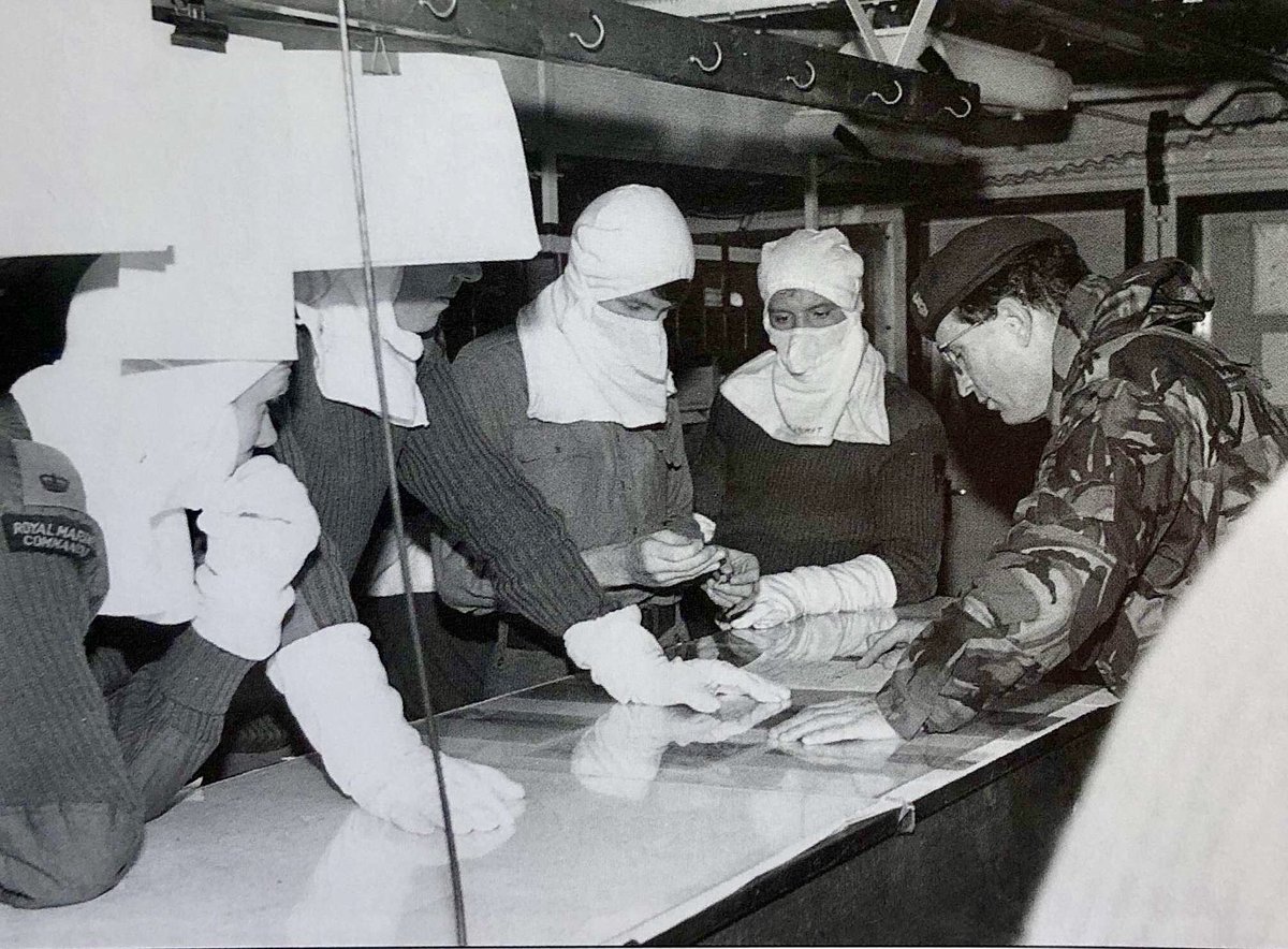 May 20th 1982: "PALPAS"  

The codeword to begin Operation Sutton comes in from London. On board HMS Fearless, Brigadier Julian Thompson digests the news, and a flurry of activity takes over, as ships and their crews prepare for action.