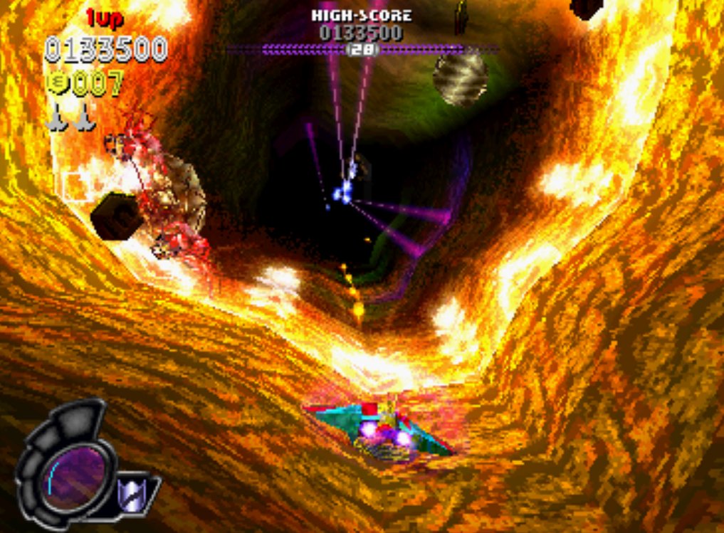 A while ago I played a game called N2O on PS1 and absolutely loved it. If you want a fun action game where you ride through psychedelic tunnels while blasting enemy's away to a killer soundtrack then you NEED to get this game! It's a must play :)