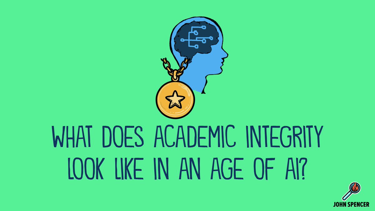 We value student voice, choice, and meaningful struggle in learning. But where does #AI fit in? Let's dive into promoting academic integrity in the age of generative AI. sbee.link/jax6h93kgw via @spencerideas #EdTech #AcademicIntegrity #aiineducation