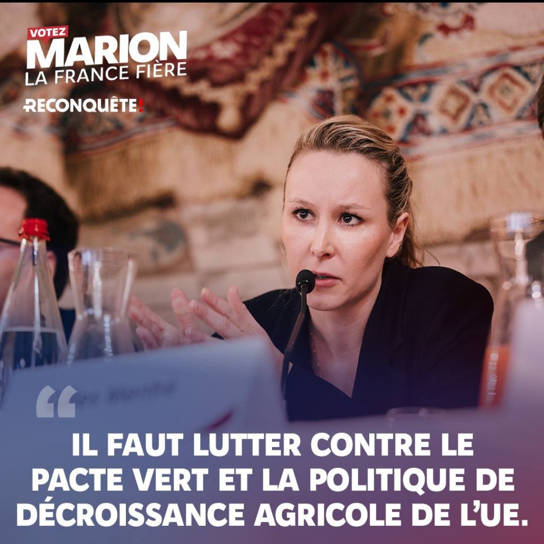 Le 9 juin pas de vote perdu. #VotezMarion Pourquoi? 1️⃣ Basculer Von der Leyen. 2️⃣ Porter les partis de droite européens au pouvoir à Bruxelles et résister aux forces de l'axe : 👉 Islamo-gauchistes Immigrationistes 👉 Wokistes 👉 Socialistes 👉 Bureaucratiques