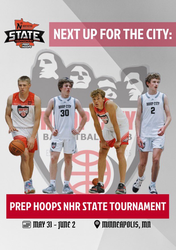 UP NEXT FOR HOOP CITY: Both 2027 and 2025 will travel to MinneapoliS,MN for the Prep Hoops NHR State Tournament May 31st - June 2nd.