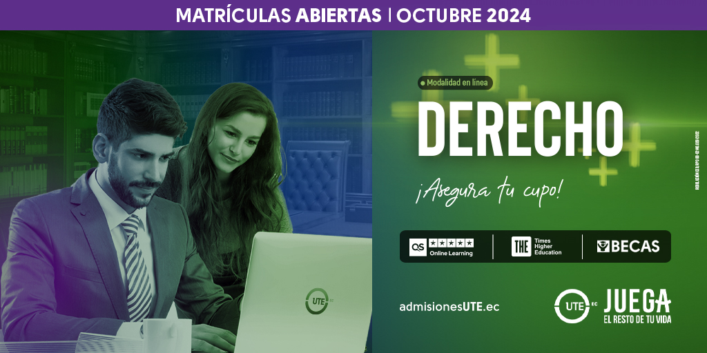 UTEoficial's tweet photo. ¿Alguna vez soñaste con luchar por la equidad y justicia de las personas?💪🏼

¡La carrera de Derecho en línea👩🏻‍💻 es tu camino hacia un futuro lleno de impacto y transformación!💼⚖️

👉🏼INSCRÍBETE HOY: https://t.co/qHpLN8V8Ka

#UTE #educaciondecalidad #educacionvirtual https://t.co/qF7xr1QnP9