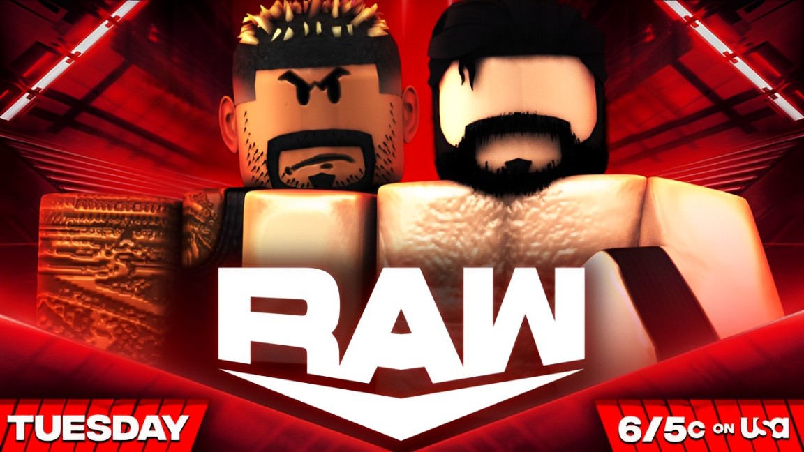 WWERPMedia's tweet photo. Tomorrow on #WWERPRaw
πΊπΈ #Bedge vs. @BloxyStyles for the Number 1 Contendership of the United States Championship
πΆ #AABreakker Returns to find out his #WWERPWrestlemania opponent
βοΈ #IsaacMcintyre vs. #LocalSikoa
LIVE 6/5 on @Roblox https://t.co/adyahr79q2