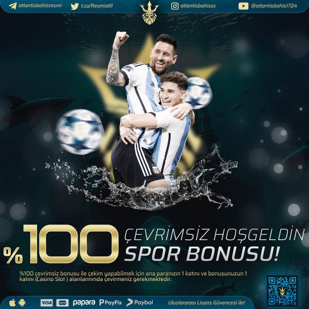 This_Atlantis's tweet photo. ⚽️ %100 Çevrimsiz Hoş Geldin Spor Bonusunu Kaçırma! 🏀

💪 Bahislere 1-0 önde başlamanın avantajı seninle! 👍

📌 https://t.co/9QOAhvVyo7 https://t.co/jIQ7h8SjcQ
