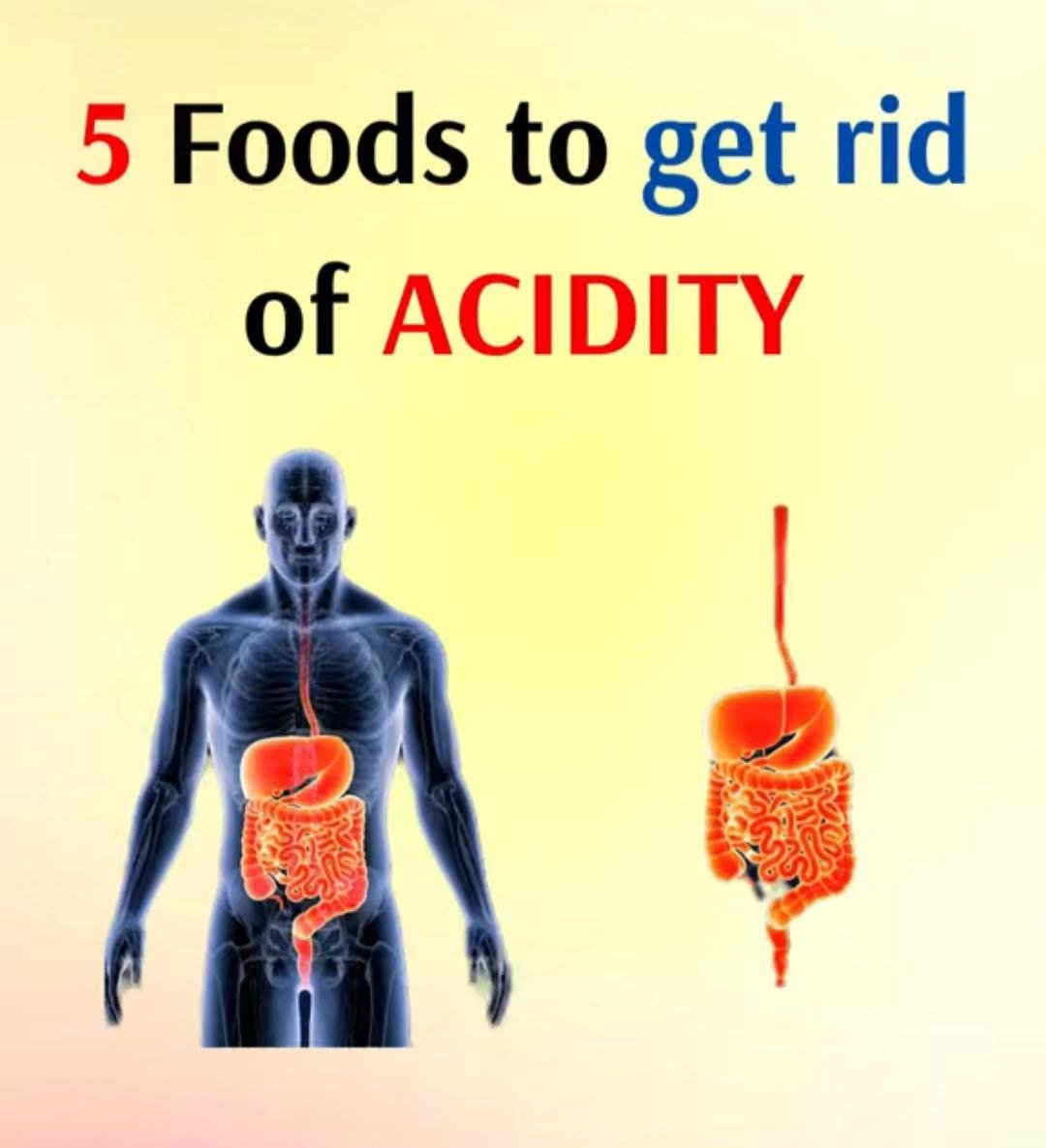 5 foods to reduce acidity in body