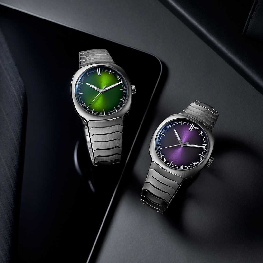 The Green Dragon is back – and it’s not alone. (Re)introducing the @MoserWatches Streamliner Centre Seconds Matrix Green, as well as the Streamliner Centre Seconds Purple Haze bringing new chromatics to the quintessential Streamliner. #HMoser #MoserWatches #VeryRare