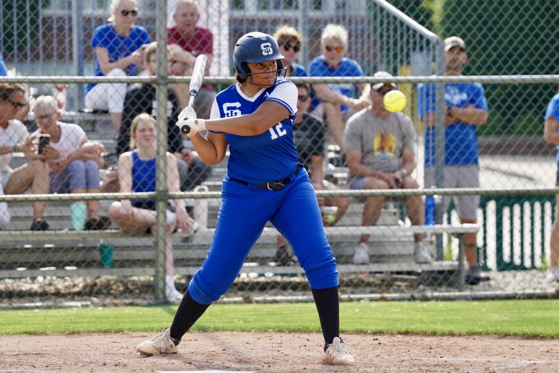 Cheering on our @Blue_Devils_SHS softball 🥎 team as they begin sectionals of the @ihsaa tournament at @BishopChatardHS!