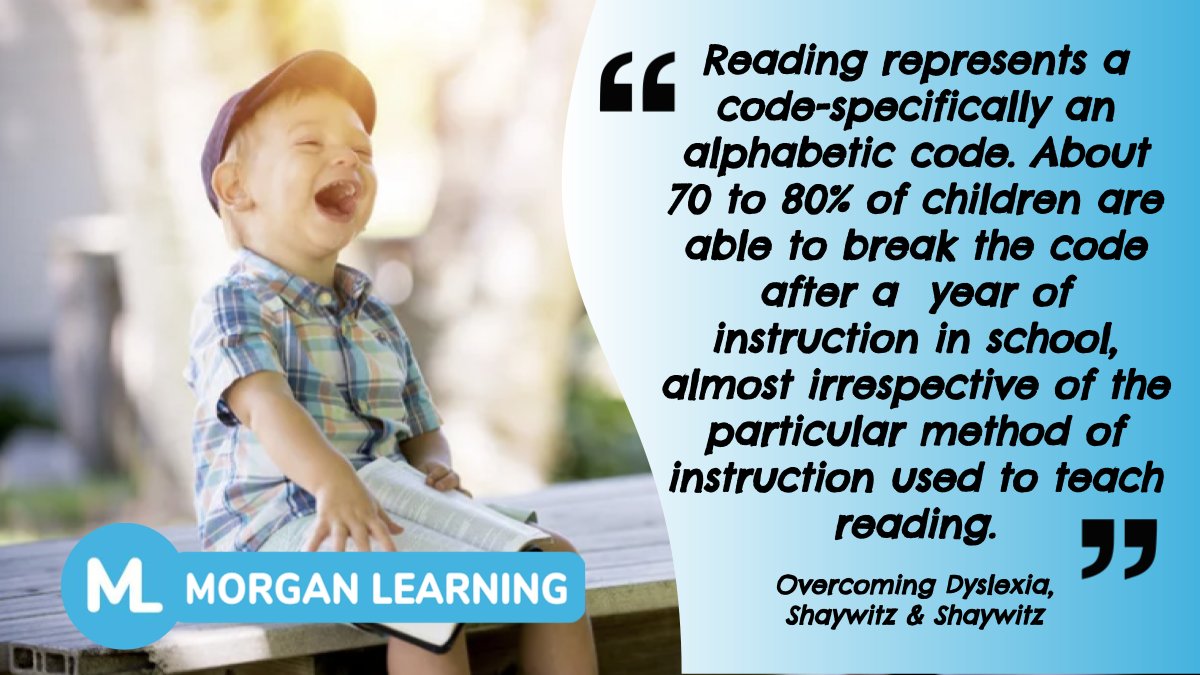 MorganLearning's tweet image. Did you know 70-80% of kids learn to decode the alphabetic code of reading within their first year at school, regardless of teaching methods? Let&apos;s work together to support every child&apos;s literacy journey! 📚✏️

 #SupportEducation #LiteracyForAll
#Dyslexia #Reading #Education